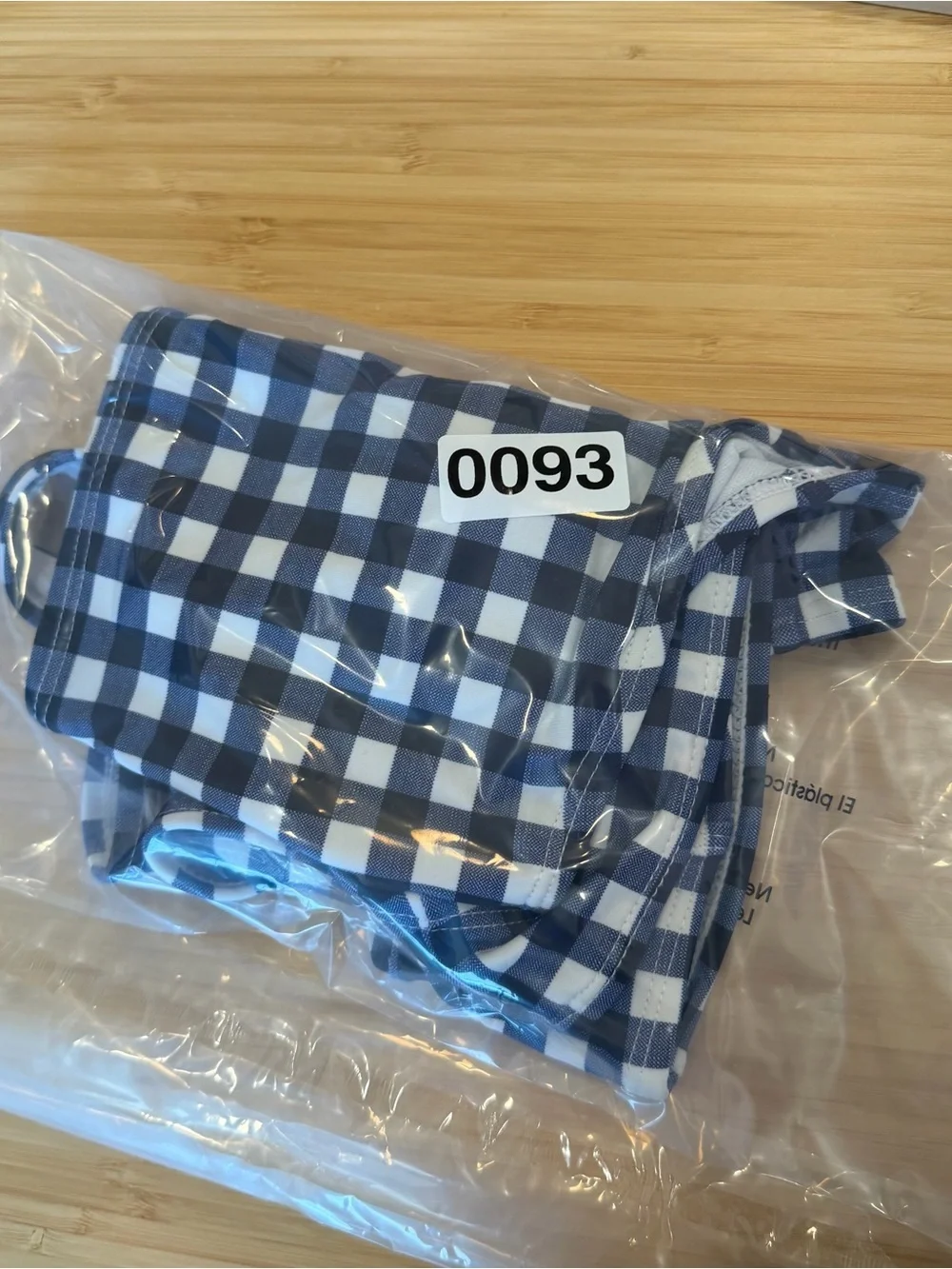 Janie And Jack Kids Girls Blue Gingham White Ruffle Halter 2 Pc Bikini Swim 5 S